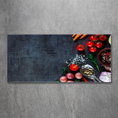 Foto obraz szkło hartowane Składniki