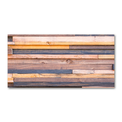 Foto-obraz szklany Drewniana ściana