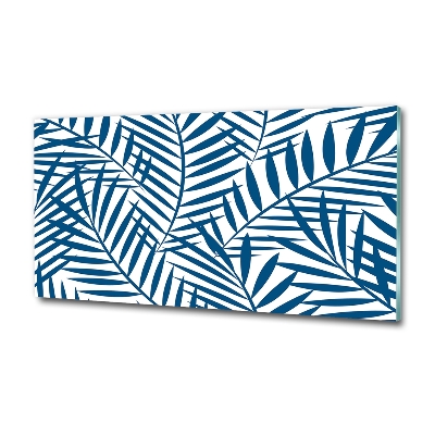 Foto obraz szkło hartowane Liście palmy