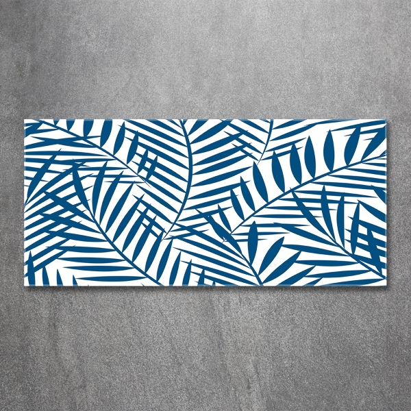 Foto obraz szkło hartowane Liście palmy