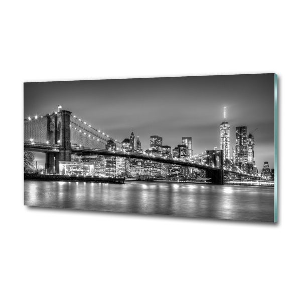 Foto obraz szklany Most Brookliński