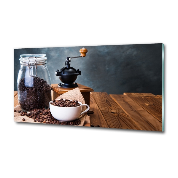 Foto schilderij op glas Koffiemolen