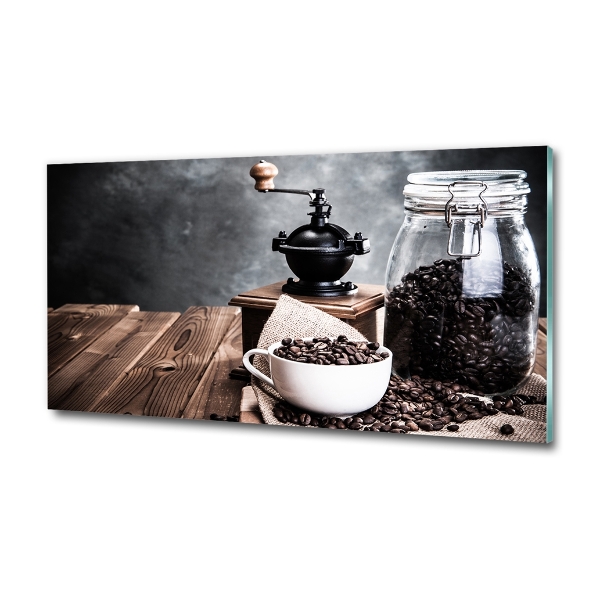 Schilderij op glas Koffiemolen