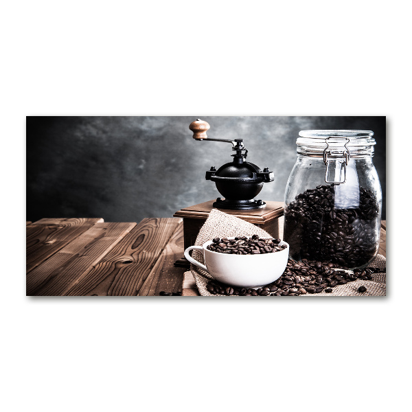 Schilderij op glas Koffiemolen