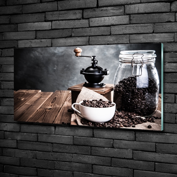 Schilderij op glas Koffiemolen