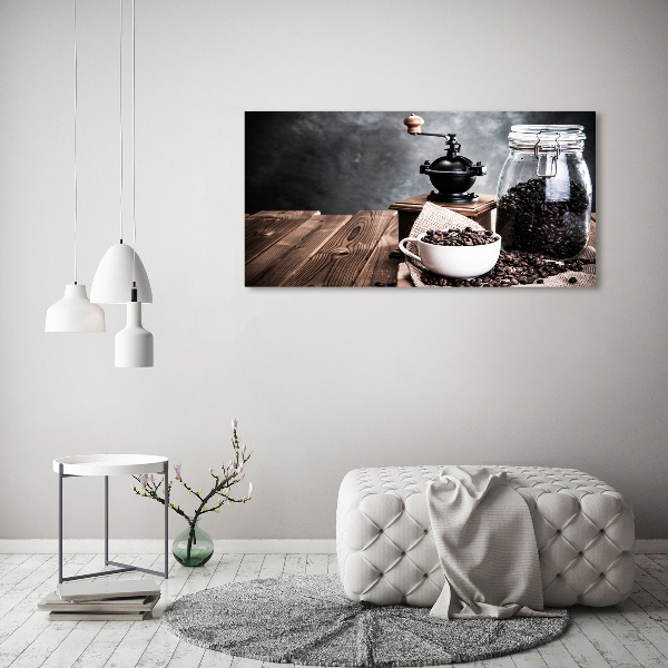 Schilderij op glas Koffiemolen