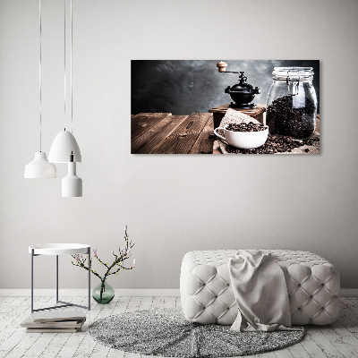 Schilderij op glas Koffiemolen