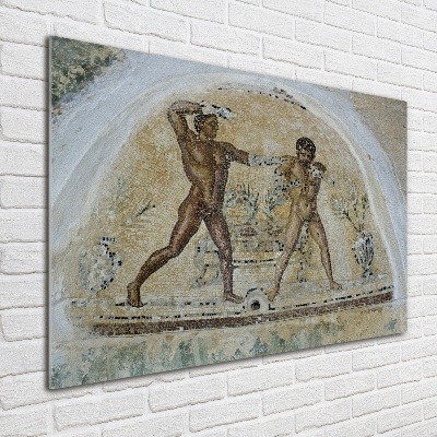Foto schilderij op glas Mozaïek