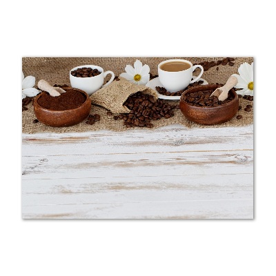 Foto obraz szkło hartowane Filiżanka kawy