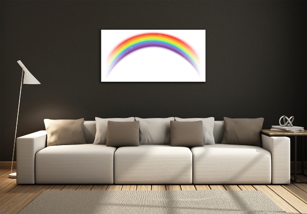 Foto schilderij op glas Regenboog