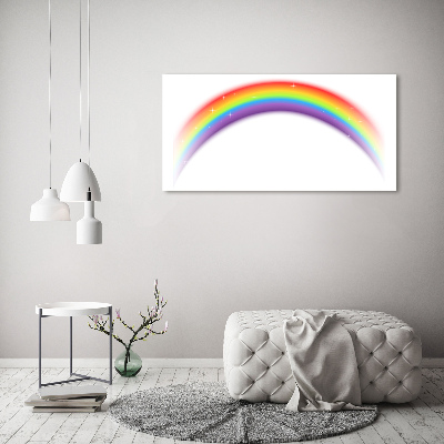 Foto schilderij op glas Regenboog