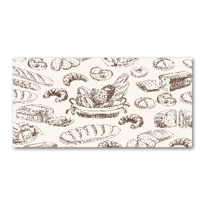 Schilderij op glas Brood