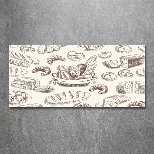 Foto obraz szkło hartowane Pieczywo