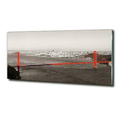 Schilderij op glas San Francisco-brug