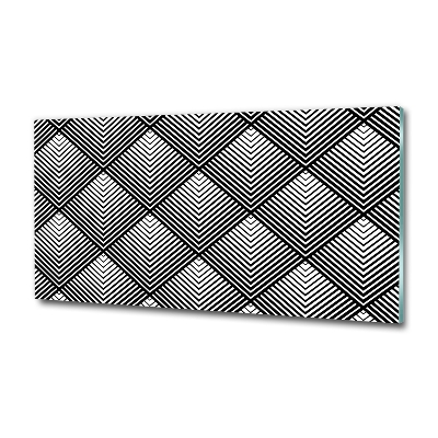 Schilderij glas Geometrische achtergrond