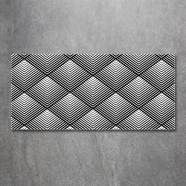 Schilderij glas Geometrische achtergrond