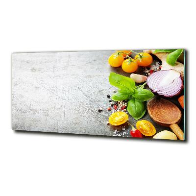 Fotoobraz na ścianę szkło hartowane Warzywa