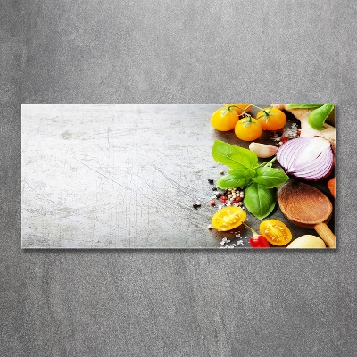 Foto schilderij op glas Groenten