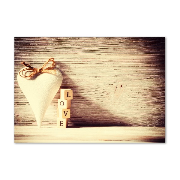 Foto schilderij op glas Liefde