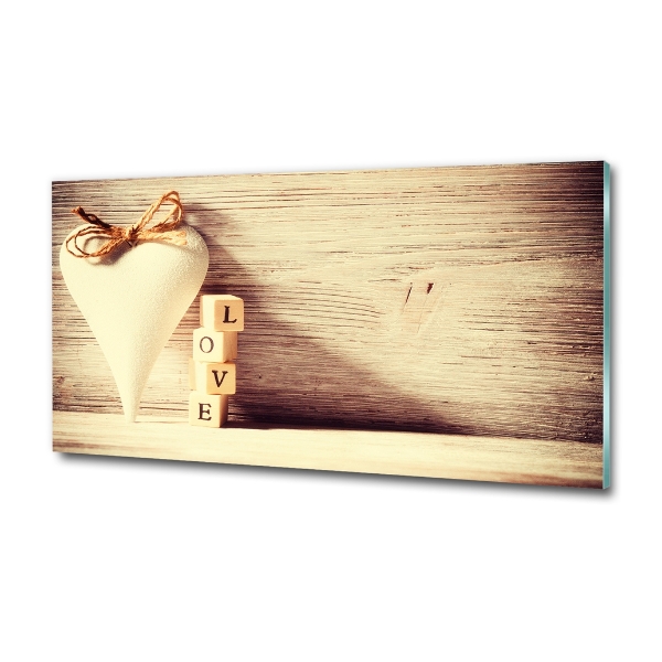 Foto schilderij op glas Liefde