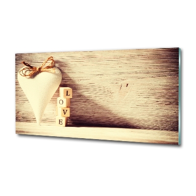 Foto schilderij op glas Liefde