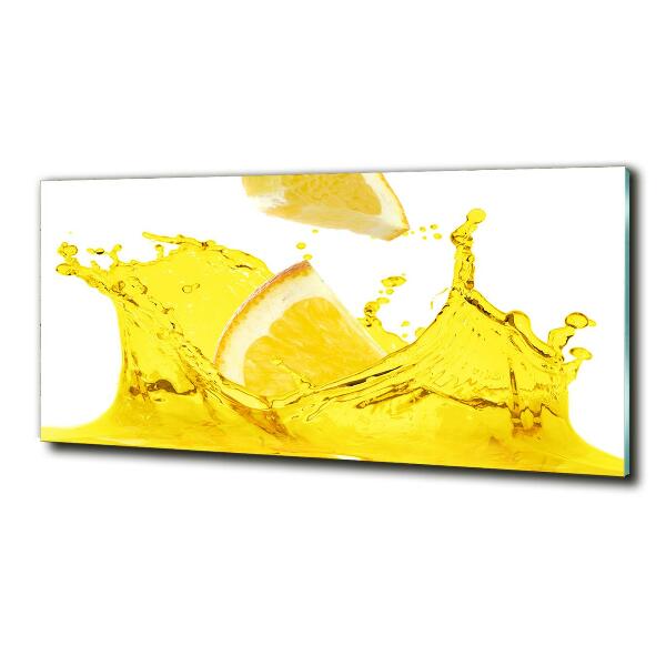 Fotoobraz na ścianę szklany Plastry cytryny