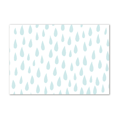 Schilderij op glas Druppels