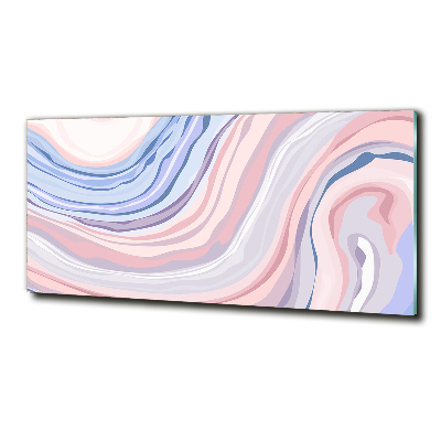 Schilderij glas Abstracte golven