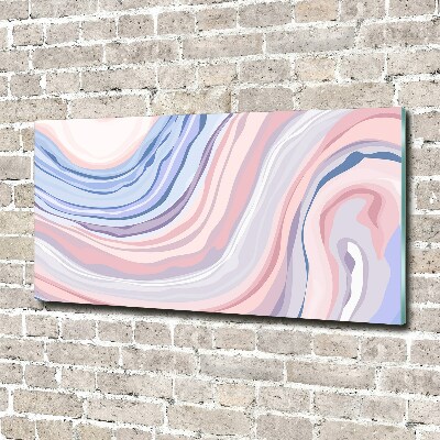 Schilderij glas Abstracte golven