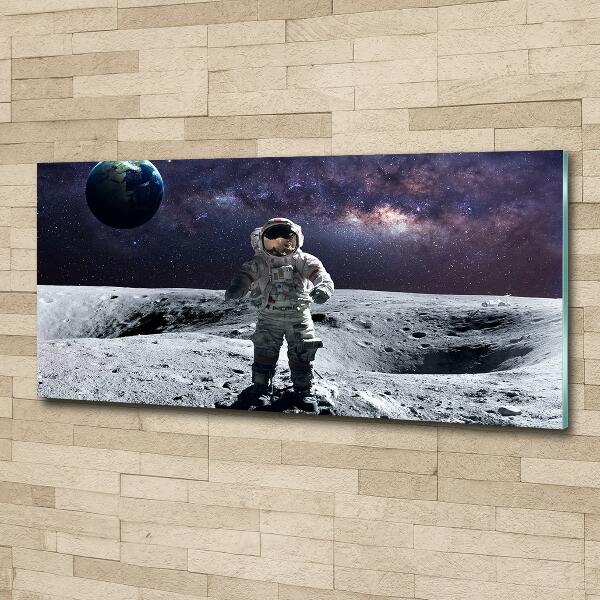 Foto schilderij op glas Astronaut