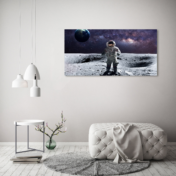 Foto schilderij op glas Astronaut