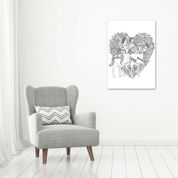 Foto obraz na szkle pionowy Kobieta i mężczyzna