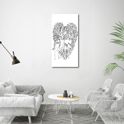 Foto obraz na szkle pionowy Kobieta i mężczyzna