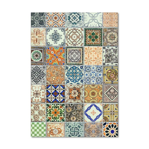 Verticale foto op glas Keramische tegels