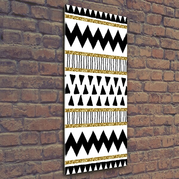 Verticale foto op glas Etnische achtergrond