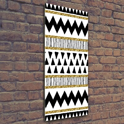 Foto obraz szkło hartowane pionowy Etniczne tło