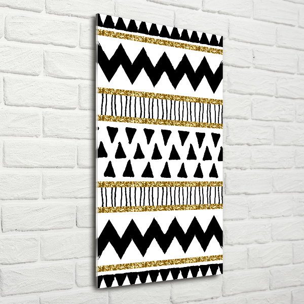 Foto obraz szkło hartowane pionowy Etniczne tło