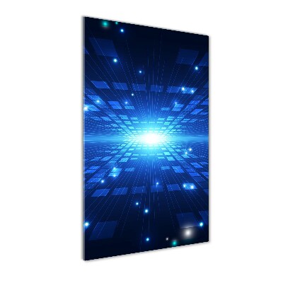 Verticale foto op glas 3D-achtergrond