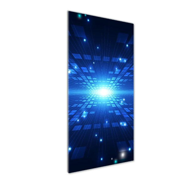 Verticale foto op glas 3D-achtergrond