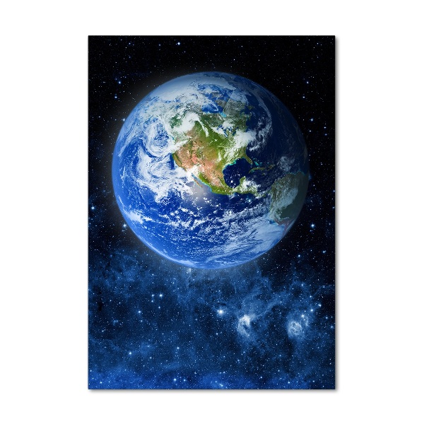 Foto obraz szkło hartowane pionowy Kula ziemska