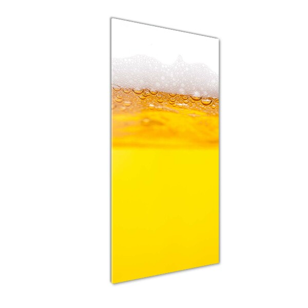 Verticale glasfoto Bier