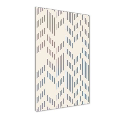 Verticale glasfoto Geometrische achtergrond