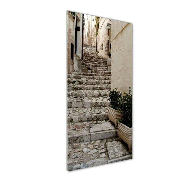 Foto obraz szklany pionowy Urokliwa uliczka