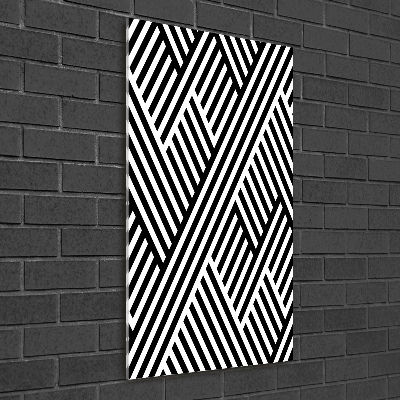 Verticale glasfoto Geometrische achtergrond