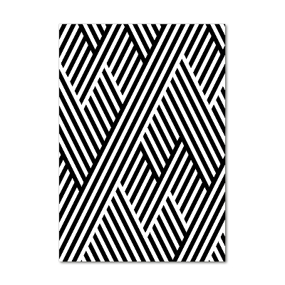 Verticale glasfoto Geometrische achtergrond