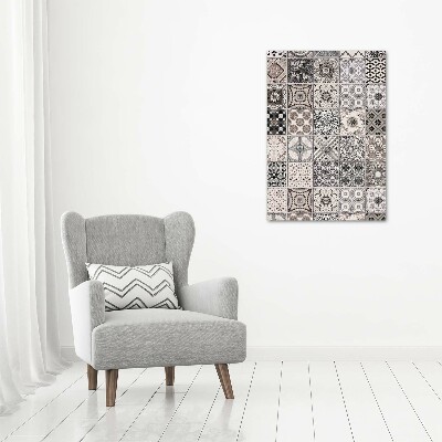 Verticale foto op glas Keramische tegels