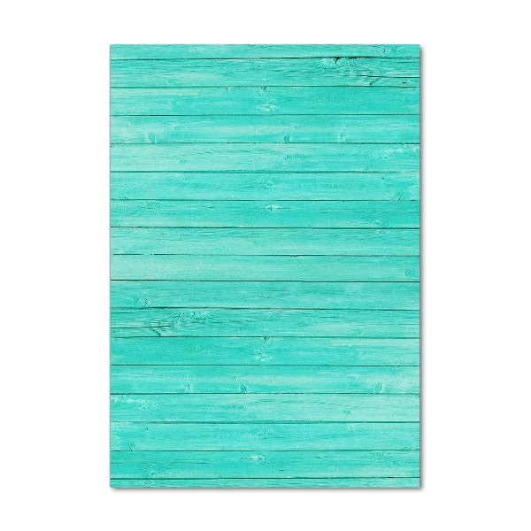 Verticale foto op glas Groene borden