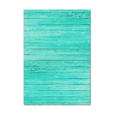 Verticale foto op glas Groene borden