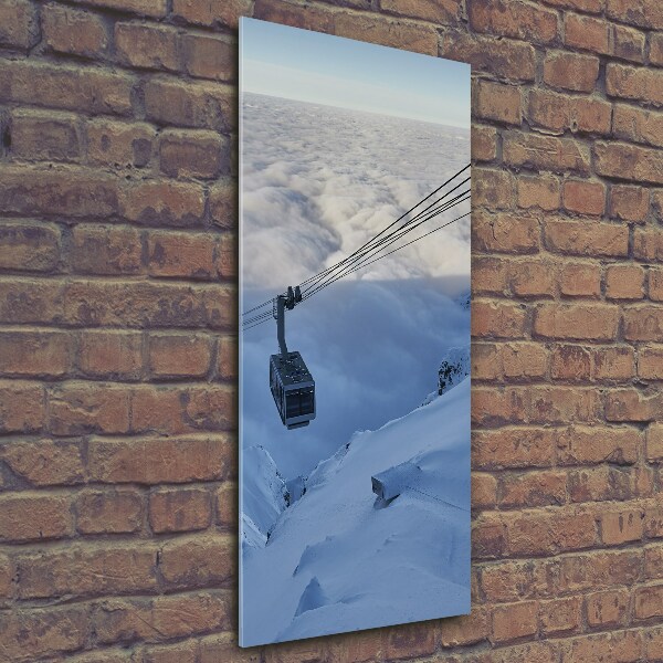 Verticale foto op glas Achtbaan