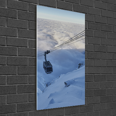 Verticale foto op glas Achtbaan